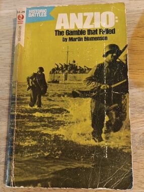 Signed ANZIO: The Gamble That Failed by Martin Blumenson